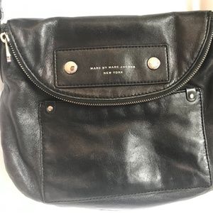 Marc By Marc Jacobs Black Leather Crossbody Bag